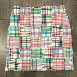 Talbots Plaid Patchwork Aline Shirt Skirt, size 2 petite